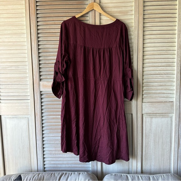 Torrid 3/4 georgette dress - Picture 5 of 5